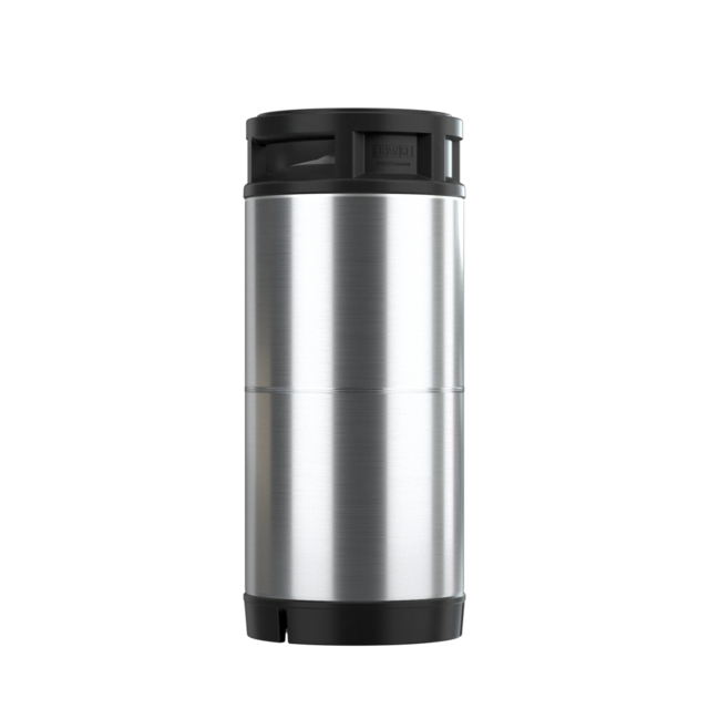 20-liter GSG keg with rubber top and bottom rings